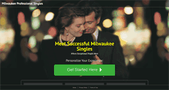 Desktop Screenshot of milwaukeeprofessionalsingles.com